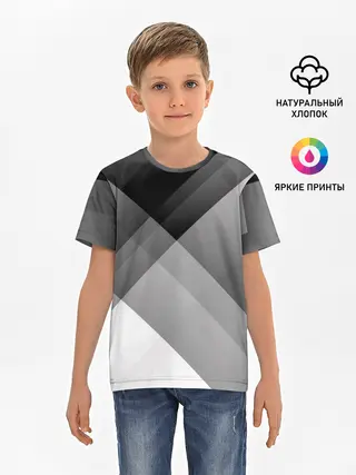Детская базовая футболка / Геометрия
