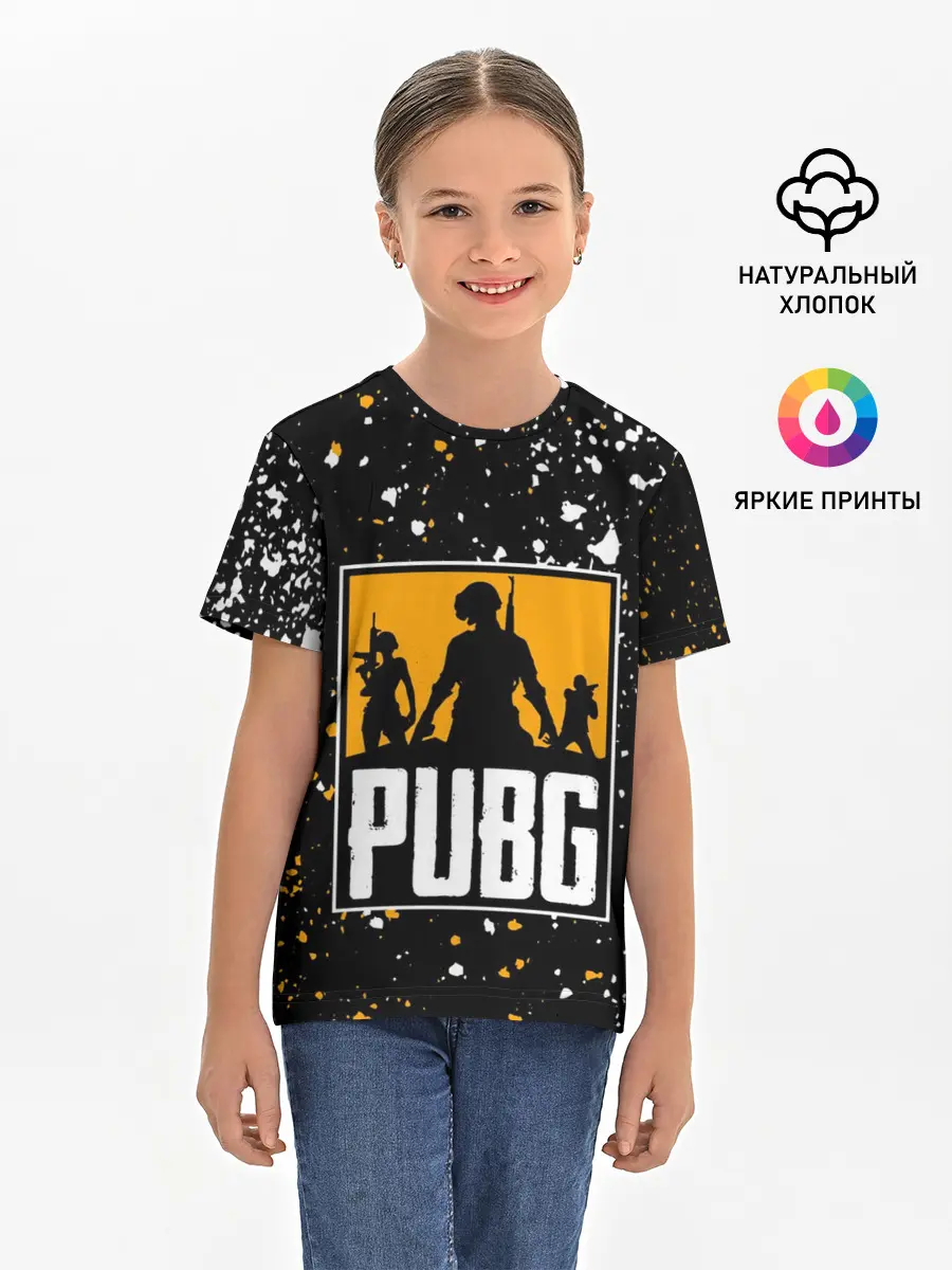 Детская базовая футболка / PUBG / ПАБГ / ГРАНЖ