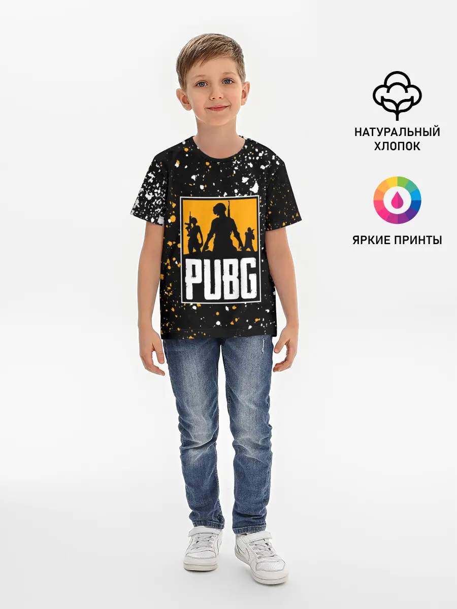 Детская базовая футболка / PUBG / ПАБГ / ГРАНЖ