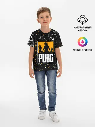 Детская базовая футболка / PUBG / ПАБГ / ГРАНЖ