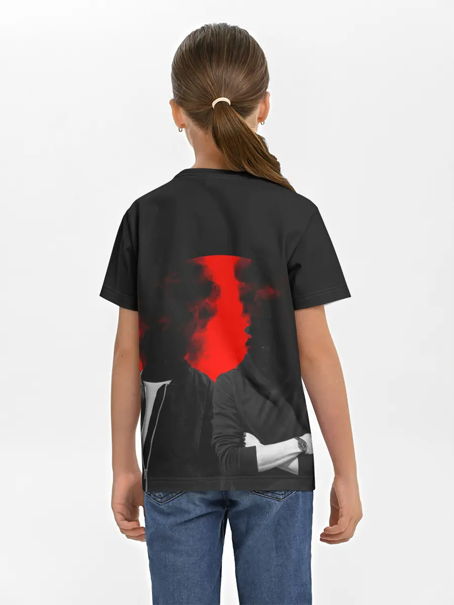 Детская базовая футболка / Дымится голова