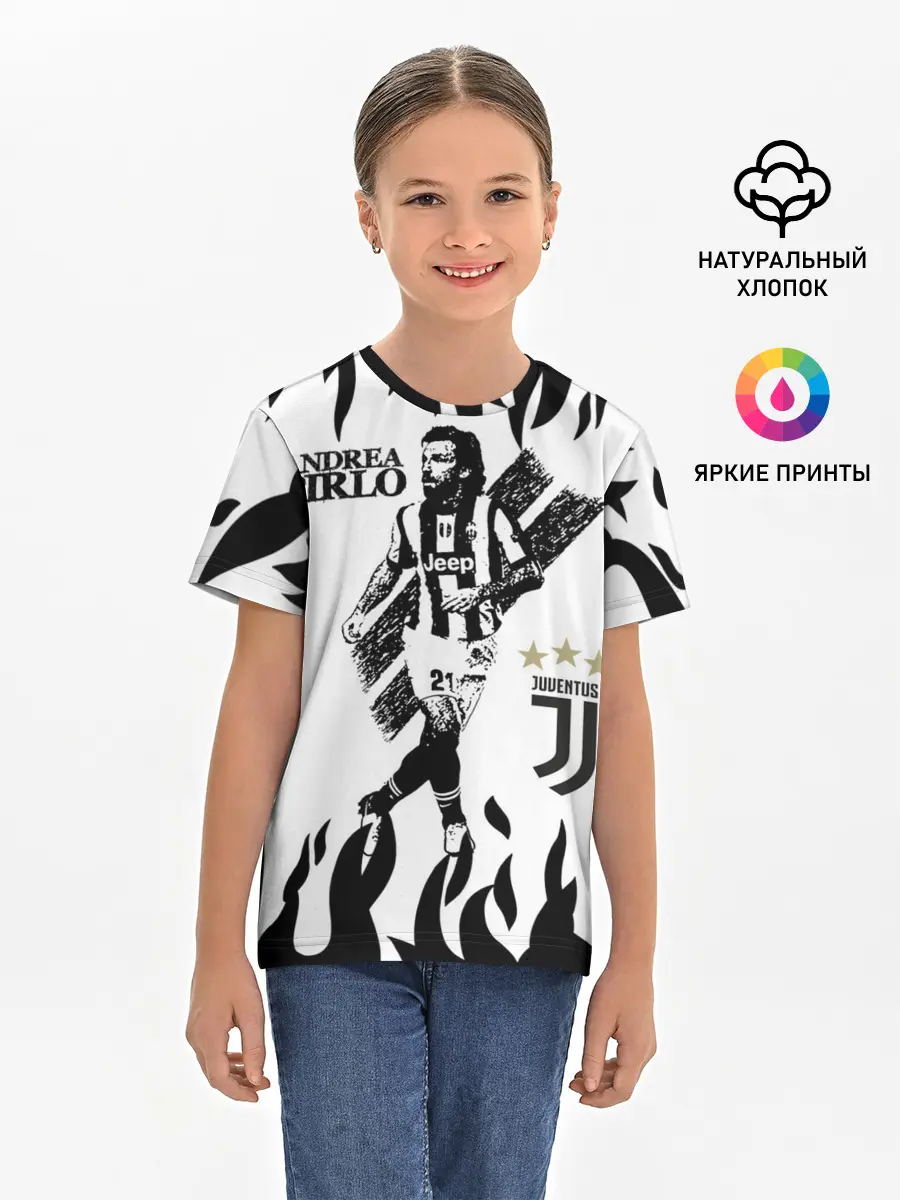 Детская базовая футболка / Андреа Пирло/Andrea Pirlo