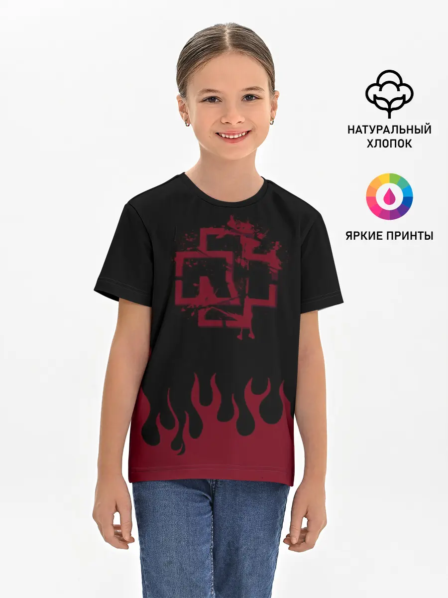 Детская базовая футболка / Rammstein