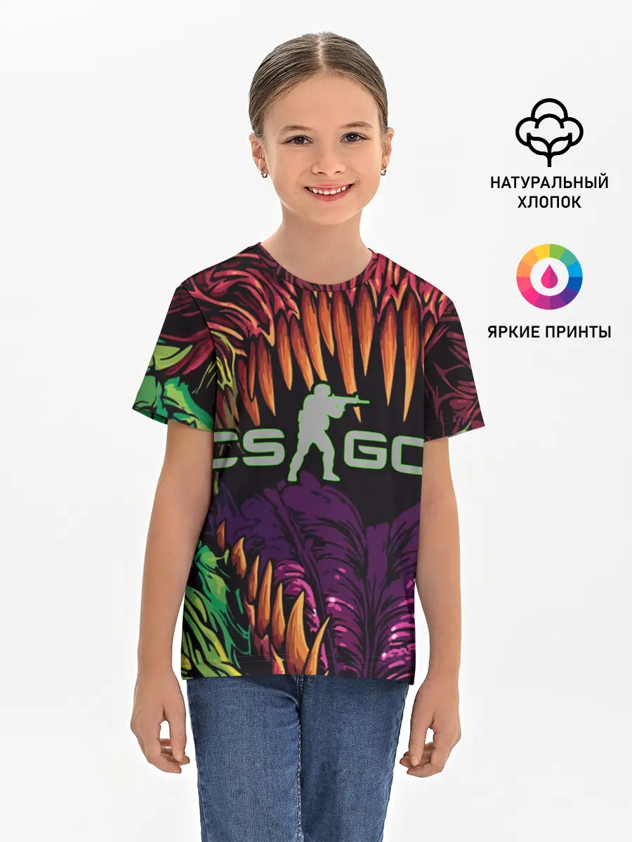 Детская базовая футболка / CS GO Huper beast