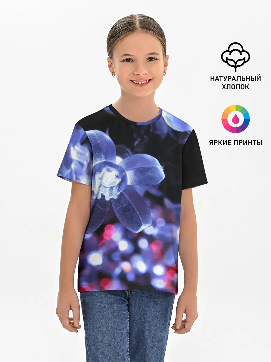 Детская базовая футболка / Неоновые цвета