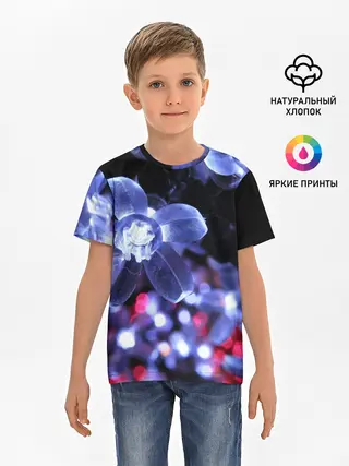 Детская базовая футболка / Неоновые цвета