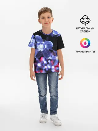 Детская базовая футболка / Неоновые цвета