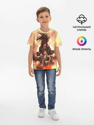 Детская базовая футболка / Хяккимару | Такебо | Дороро