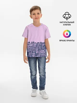 Детская базовая футболка / город