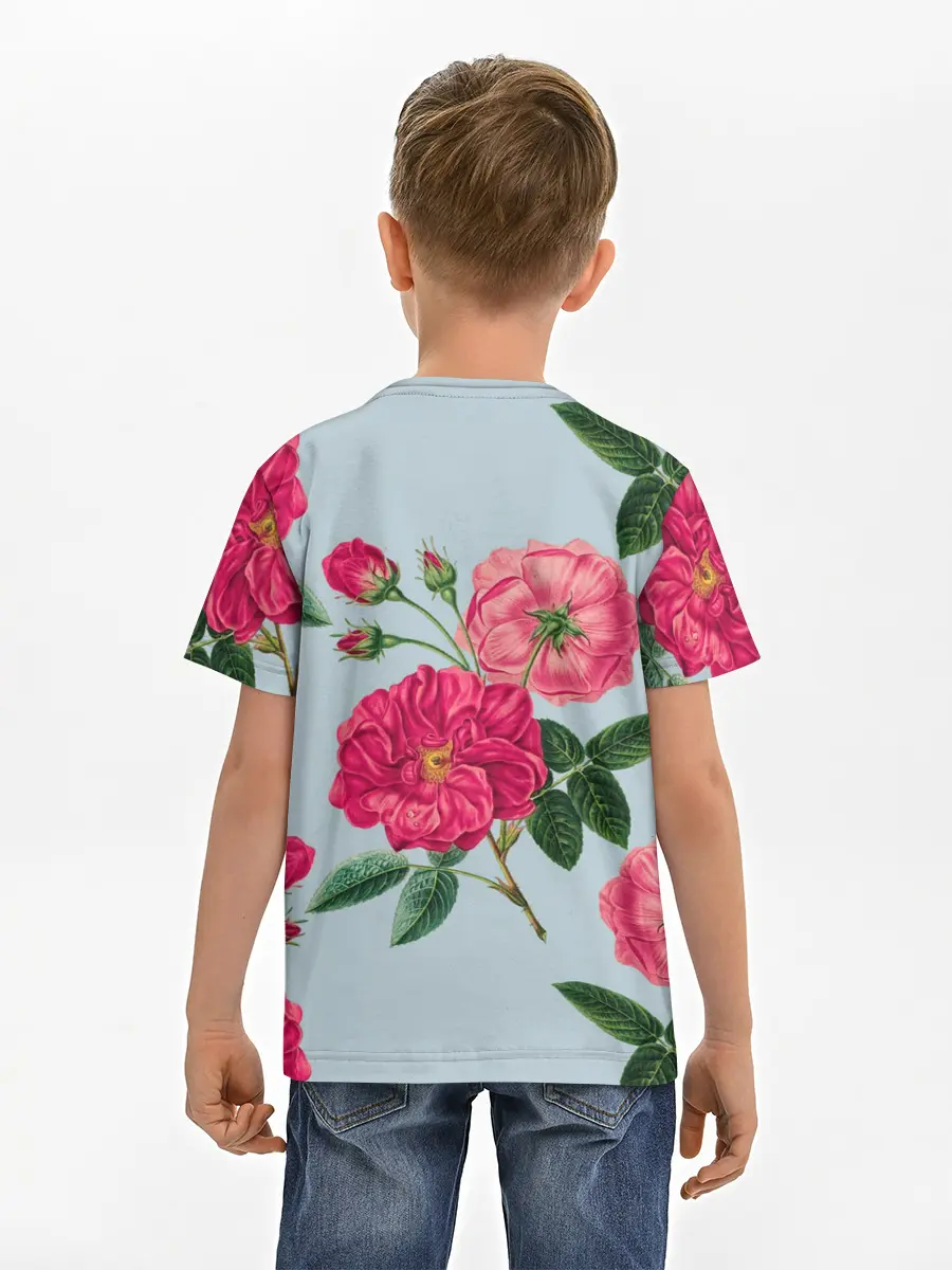 Детская базовая футболка / Чайная роза