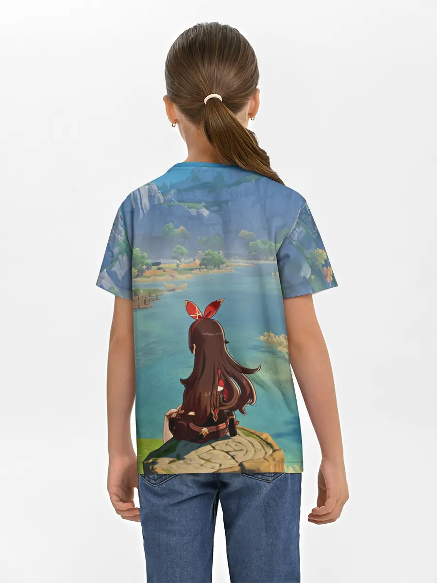 Детская базовая футболка / Genshin Impact