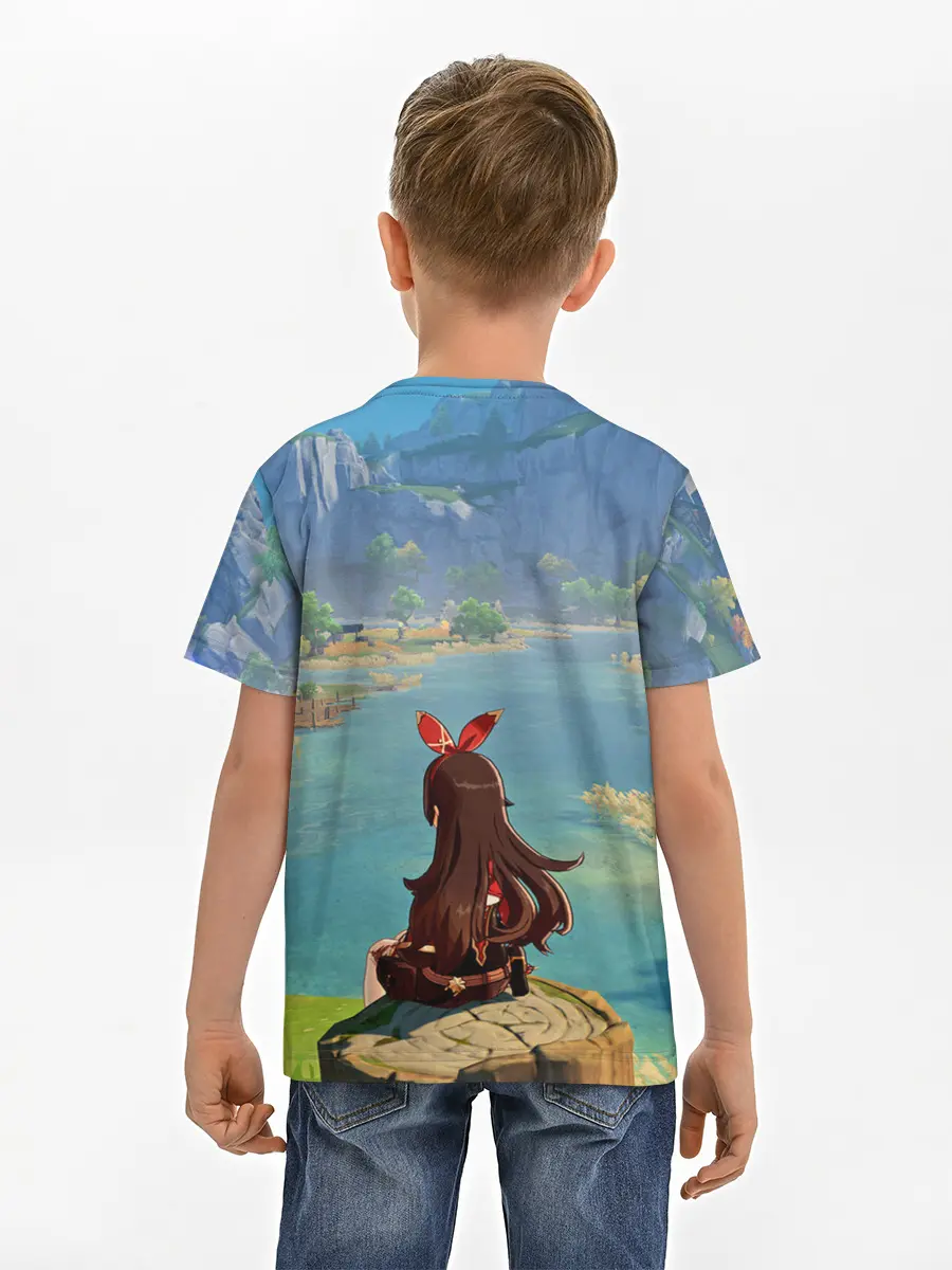 Детская базовая футболка / Genshin Impact