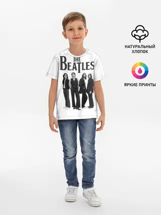 Детская базовая футболка / The Beatles