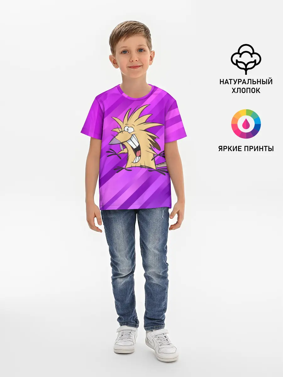 Детская базовая футболка / Крутые Бобры