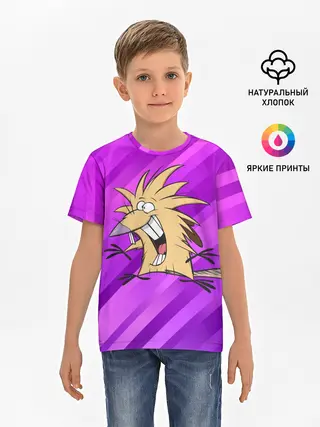 Детская базовая футболка / Крутые Бобры