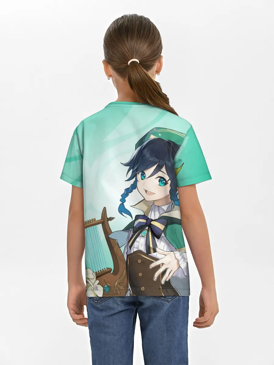 Детская базовая футболка / GENSHIN IMPACT, ВЕНТИ