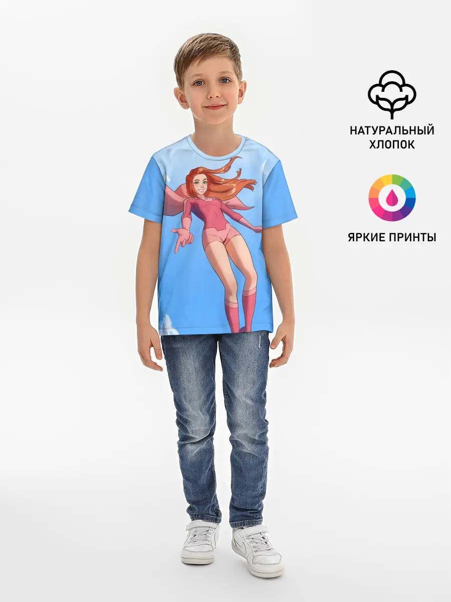 Детская базовая футболка / Атомная Ева