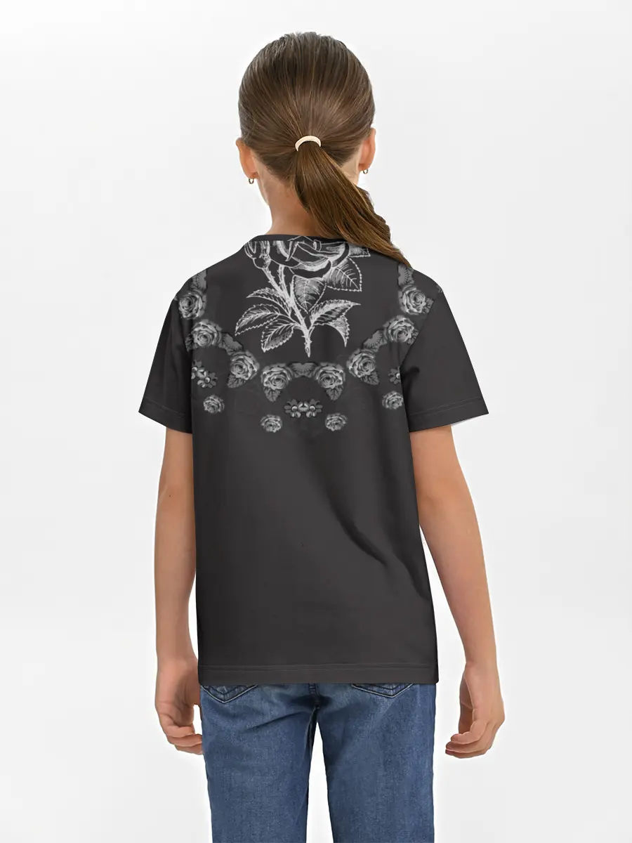 Детская базовая футболка / ЦВЕТОЧНЫЙ РАЙ