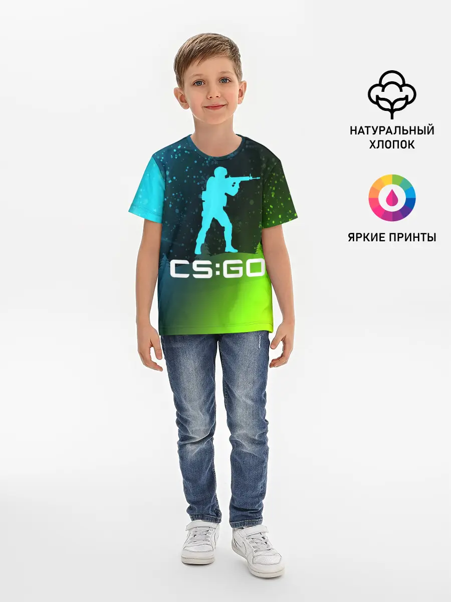 Детская базовая футболка / CS GO | КС ГО - Снежный