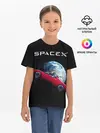 Детская базовая футболка / Space X Zero gravity car