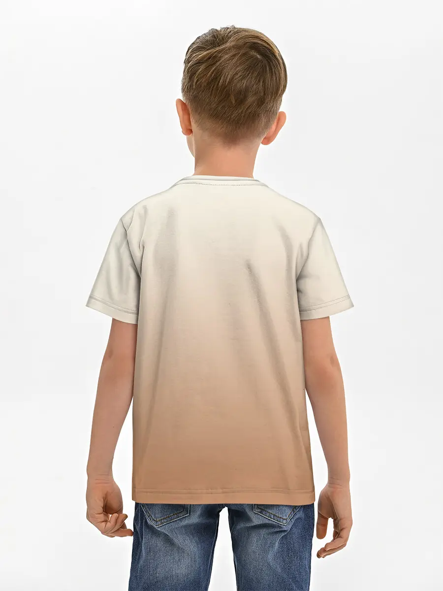 Детская базовая футболка / Лисица рисунок