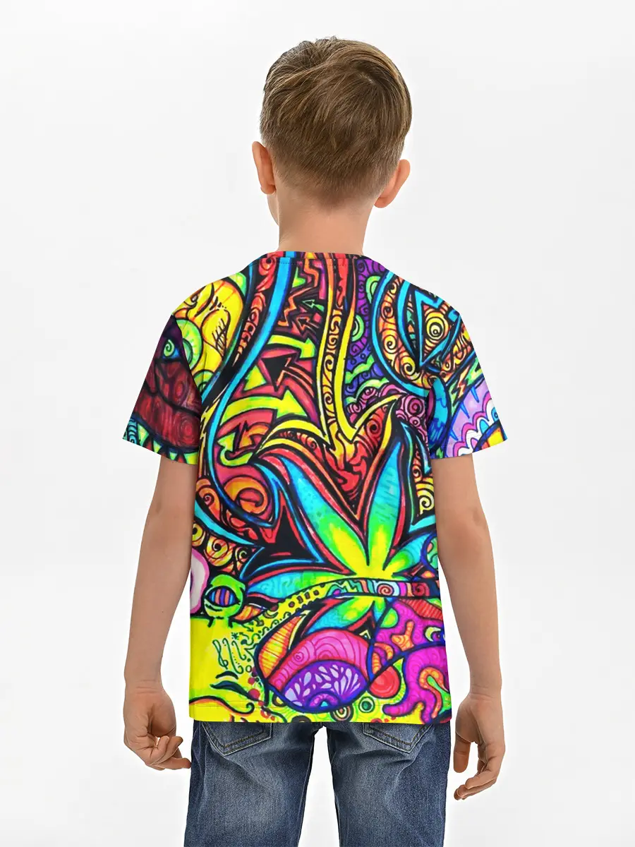 Детская базовая футболка / ABSTRACTION PSY