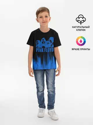 Детская базовая футболка / pink rloyd