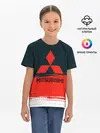 Детская базовая футболка / MITSUBISHI | МИТСУБИШИ