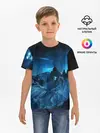Детская базовая футболка / Северное сияние