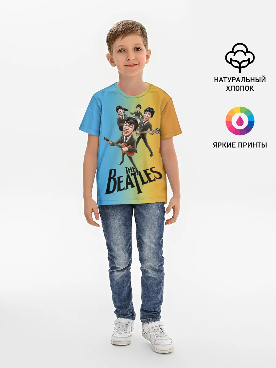 Детская базовая футболка / The Beatles