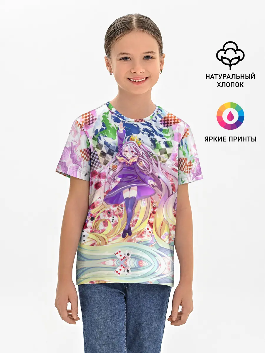 Детская базовая футболка / No Game No Life_9