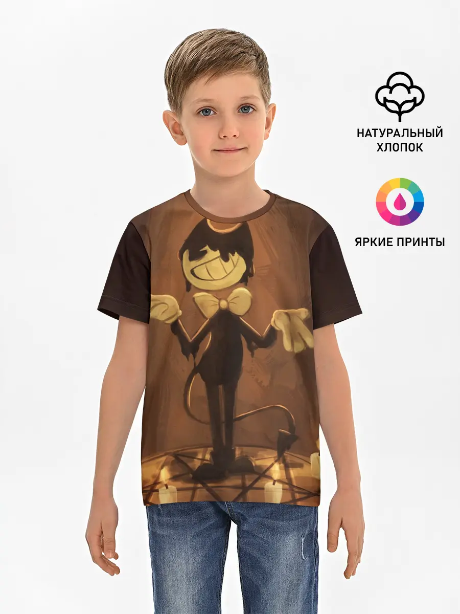 Детская базовая футболка / Bendy and the ink machine