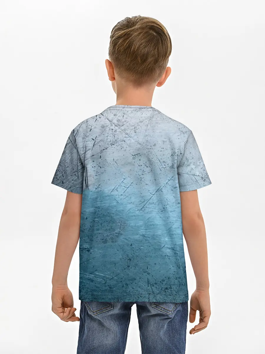 Детская базовая футболка / Blue Glass