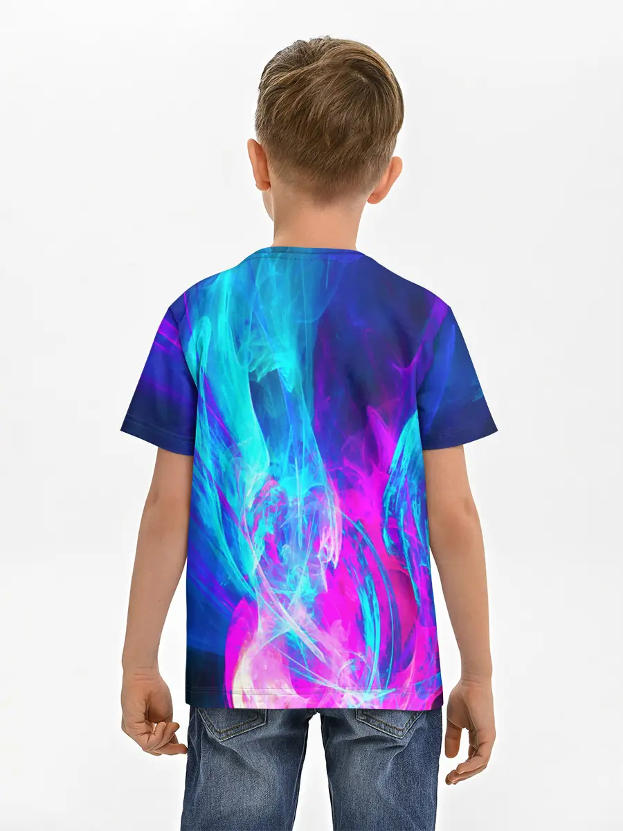 Детская базовая футболка / НЕОНОВЫЕ КРАСКИ