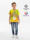 Детская базовая футболка / Гитара и подсолнухи