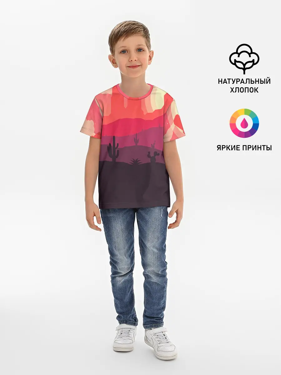 Детская базовая футболка / Пустыня