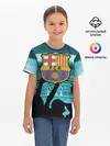 Детская базовая футболка / Barcelona