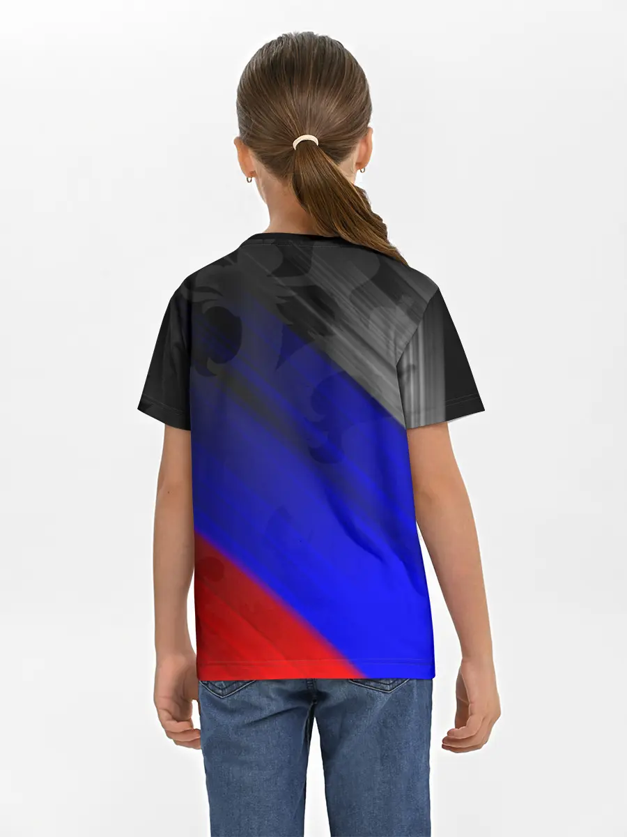 Детская базовая футболка / РОССИЯ