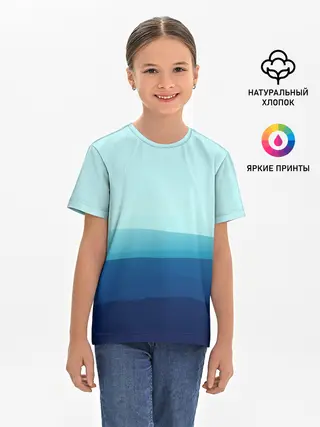 Детская базовая футболка / Море