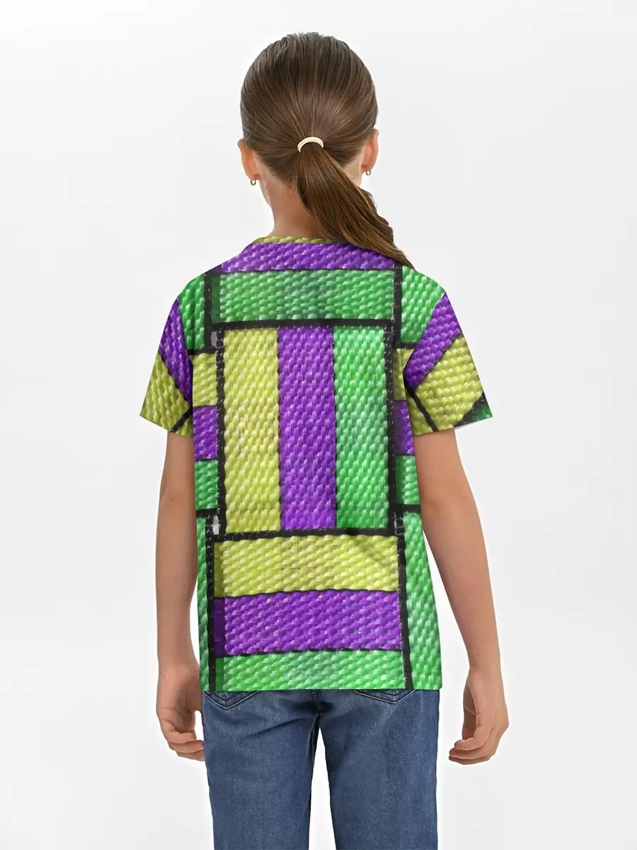 Детская базовая футболка / Цветные Ремешки