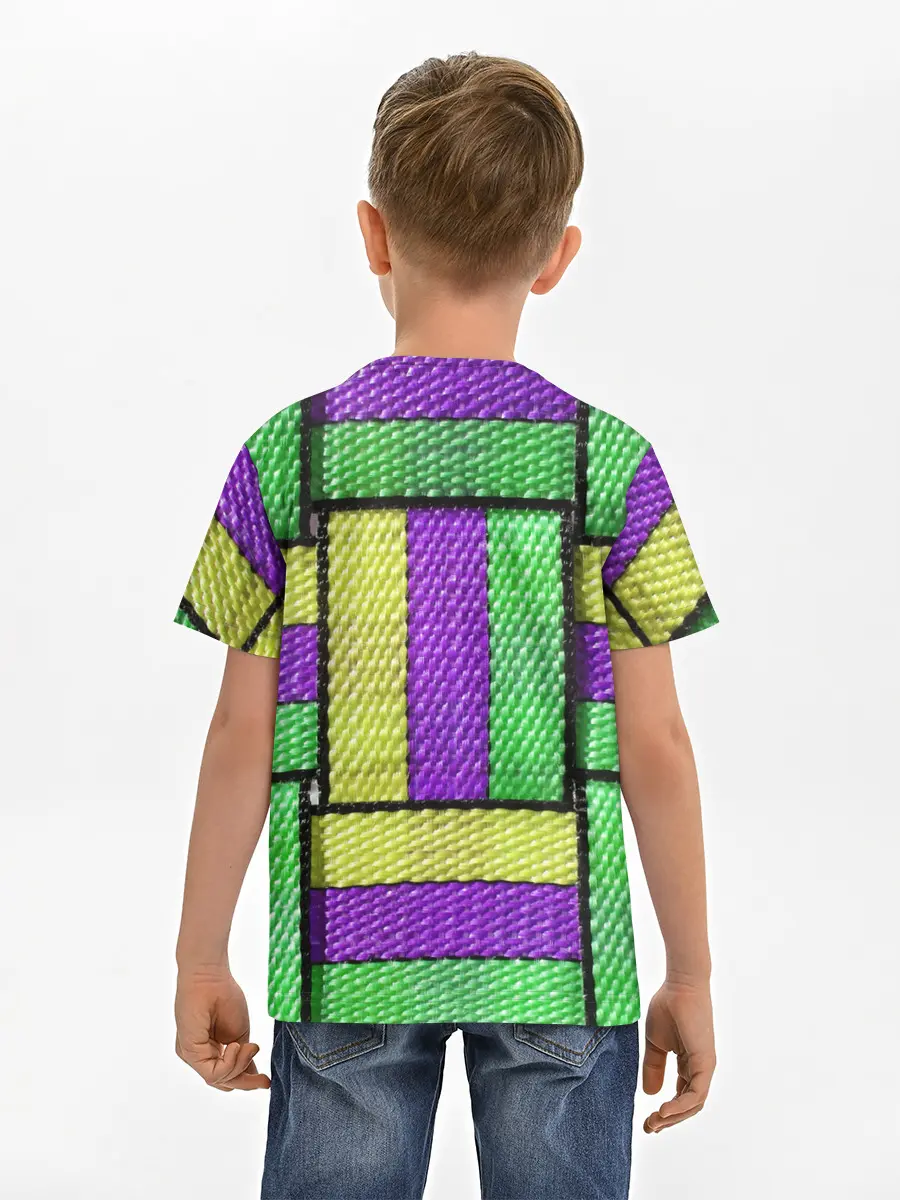 Детская базовая футболка / Цветные Ремешки