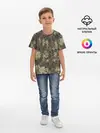 Детская базовая футболка / Камуфляж Prym1 Woodlands Camo