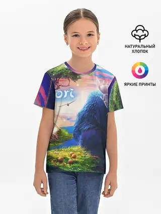 Детская базовая футболка / Ори и Блуждающие огоньки | Ori