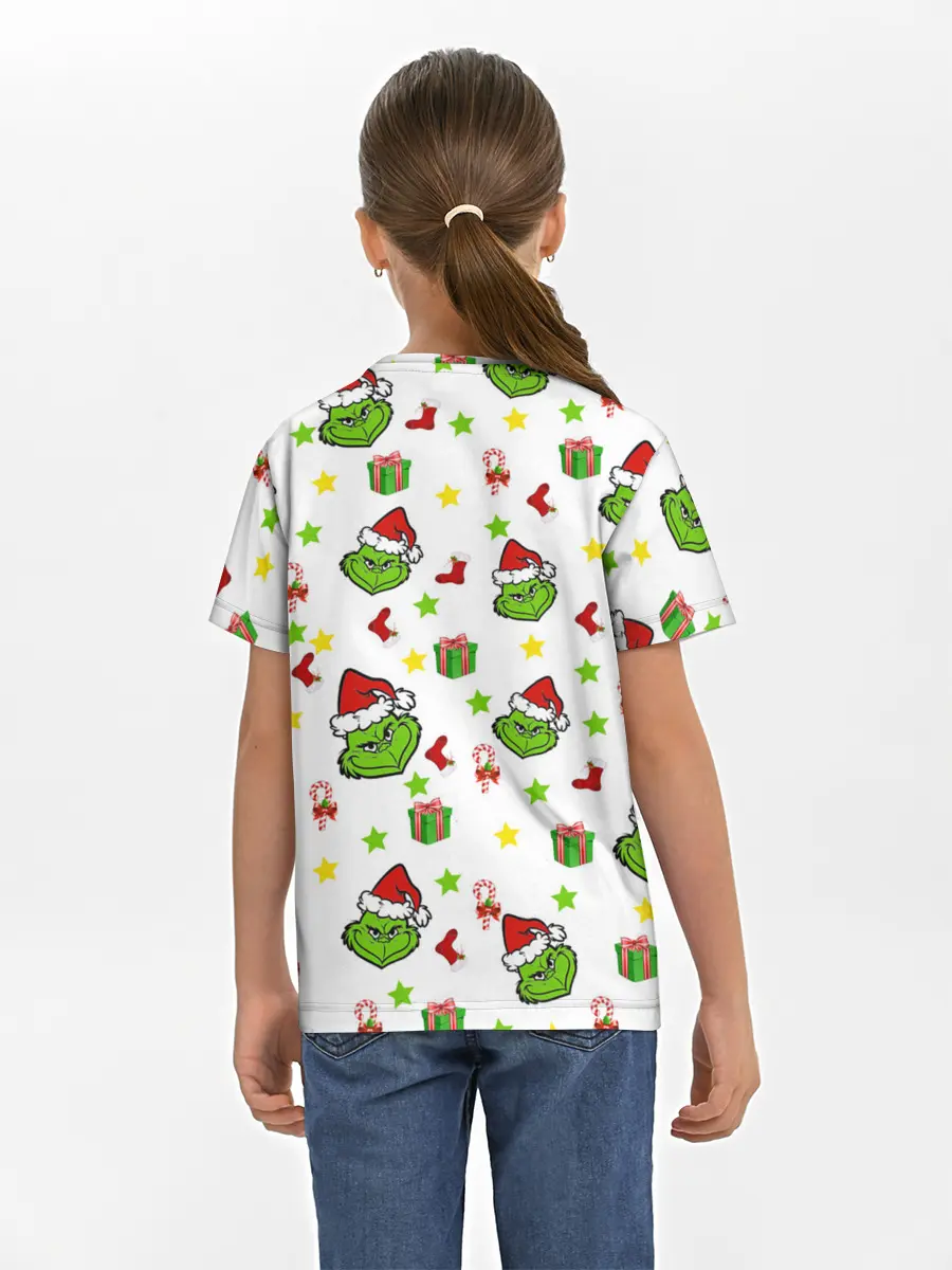 Детская базовая футболка / Гринч