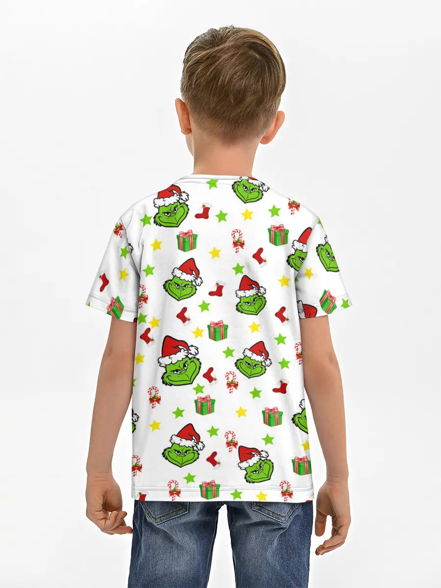 Детская базовая футболка / Гринч