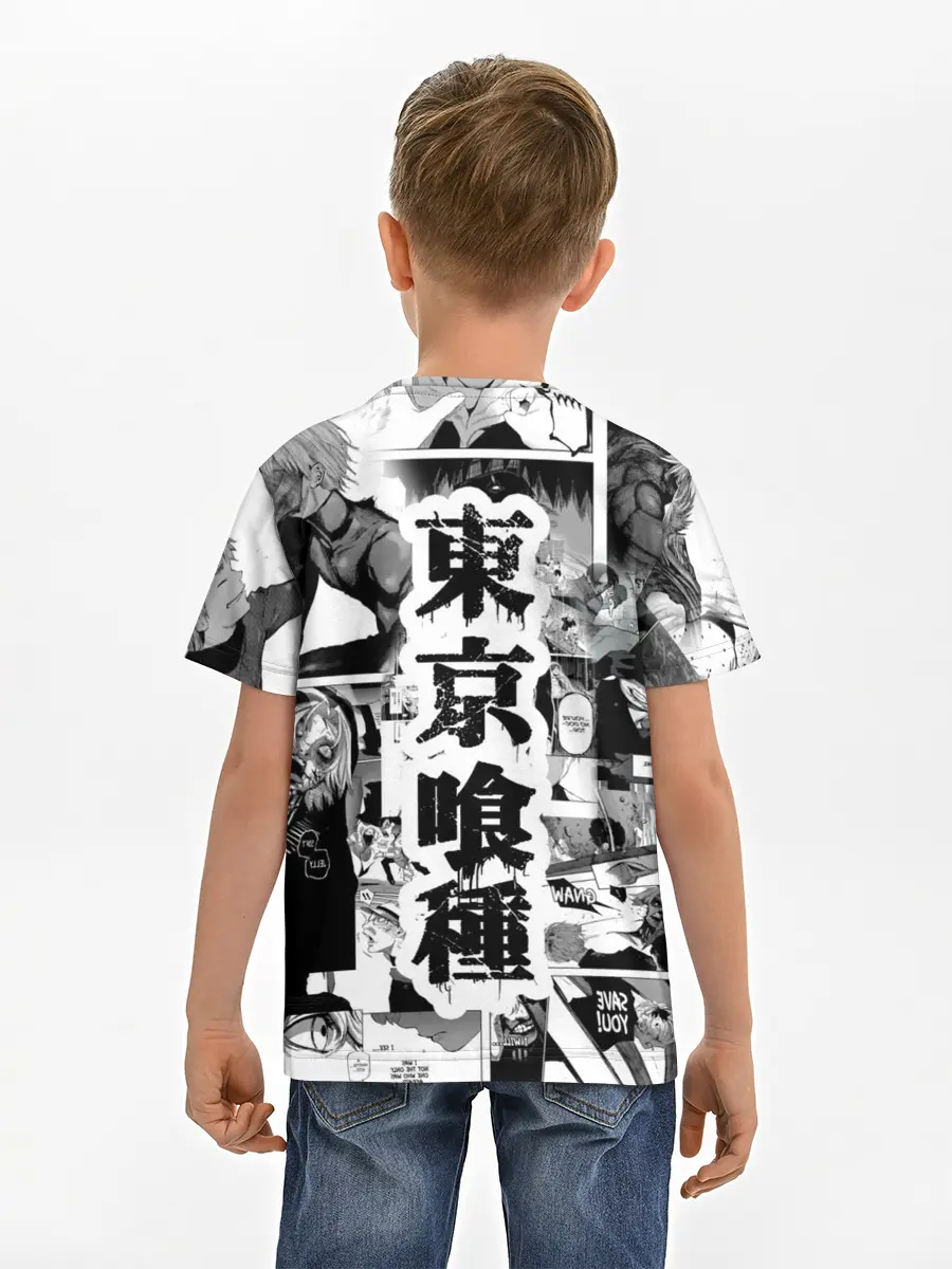 Детская базовая футболка / Токийский гуль манга