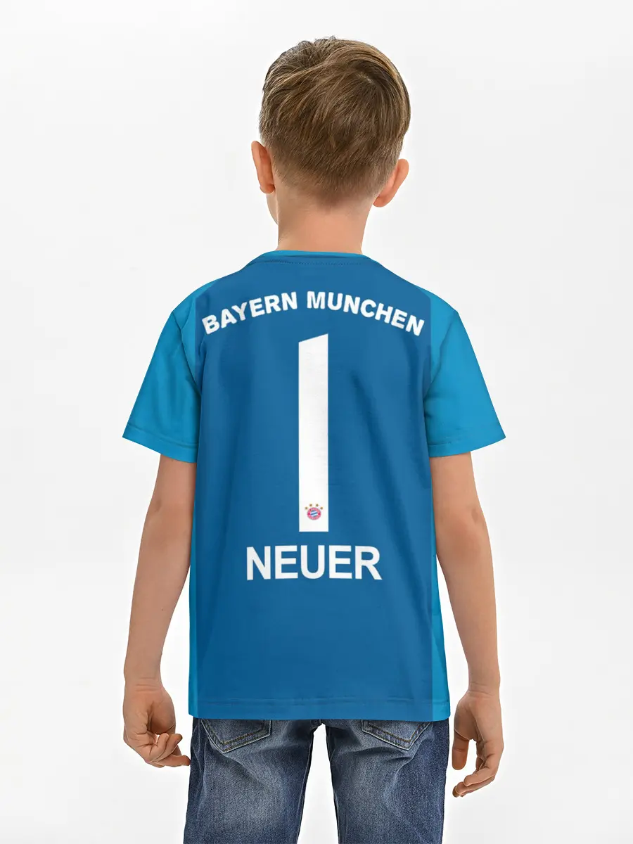 Детская базовая футболка / Neuer home 18-19