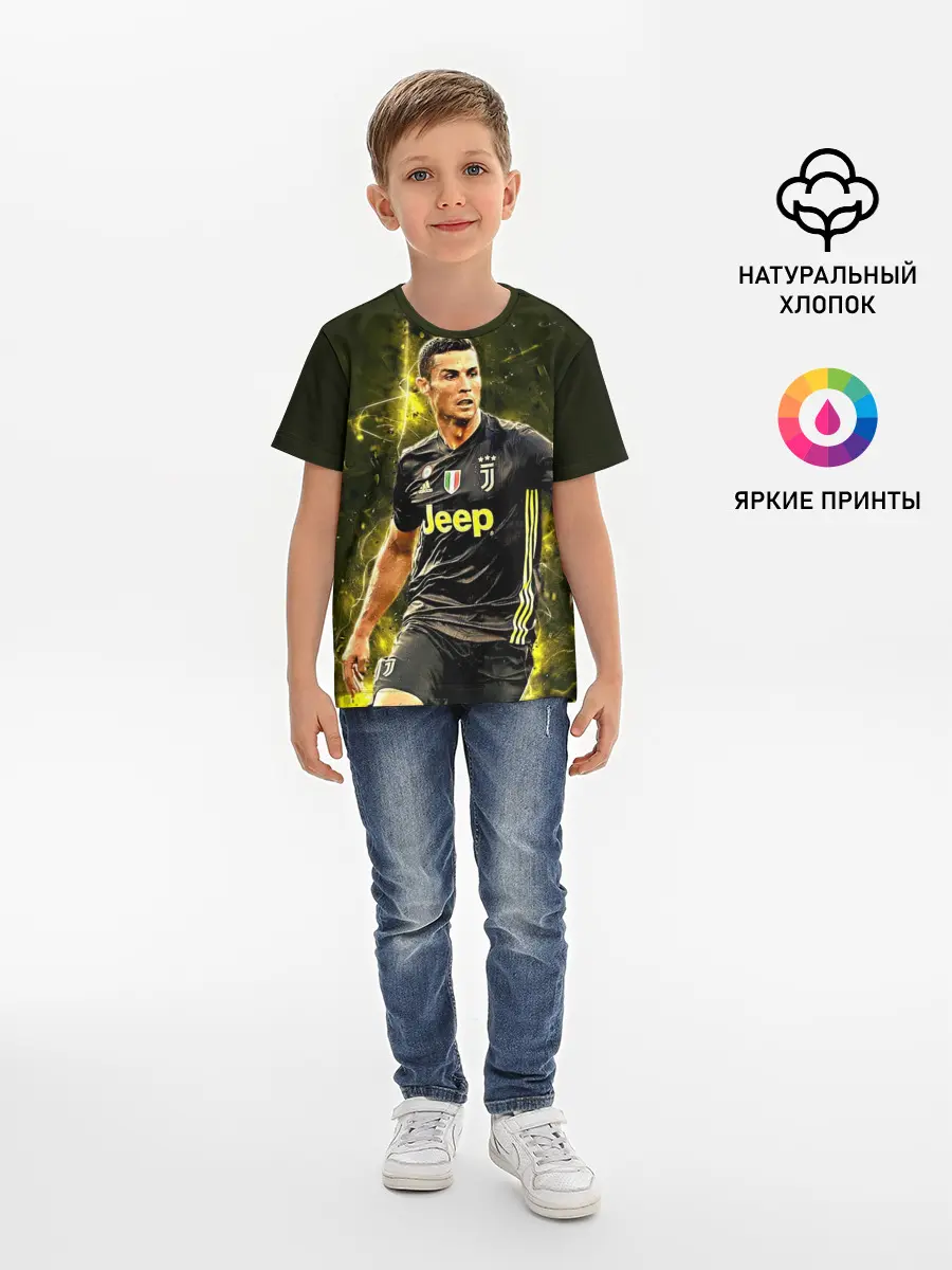 Детская базовая футболка / Cristiano Ronaldo