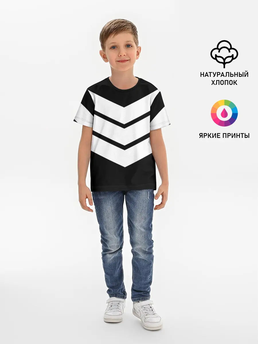 Детская базовая футболка / Три полоски