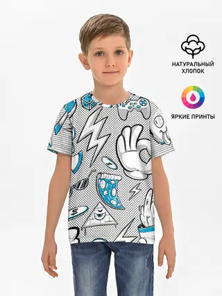 Детская базовая футболка / Gamer Style